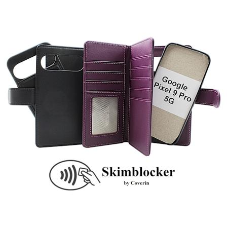 Skimblocker Google Pixel 9 Pro 5G XL Magnet Plånboksfodral Svart