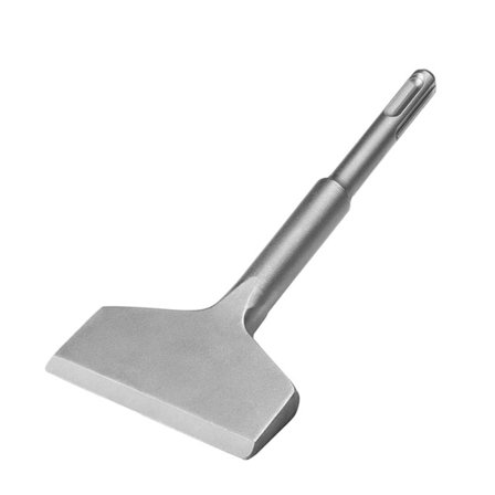 SDS Plus Flise Mejsel 165 mm x 75 mm 15 Graders Bøjet Skraber Mejsel til Fjernelse af Keramik og Fliser