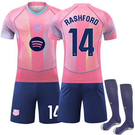 2025-2026 Barcelona Special Edition Børne- og Voksen Ny Fodboldtrøje No.14 RASHFORD