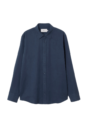 NORVIE Skjorta i lyocell PIERRE Skjortor Blå S