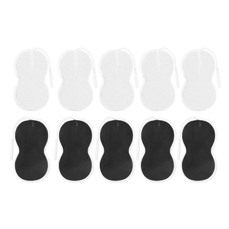 10 stk 2 mm 8-forms elektrodeputer Patch for TENS Massager Fysioterapimaskin