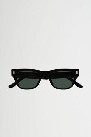 Aki Black - green solid lens