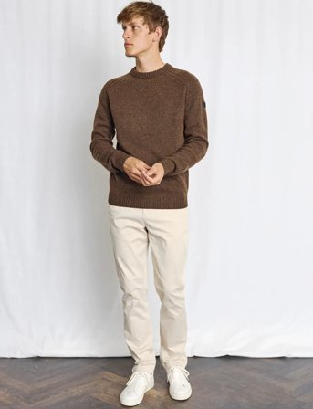 Bruun & Stengade Bs Baldor Regular Fit Knitwear - Brown - XL