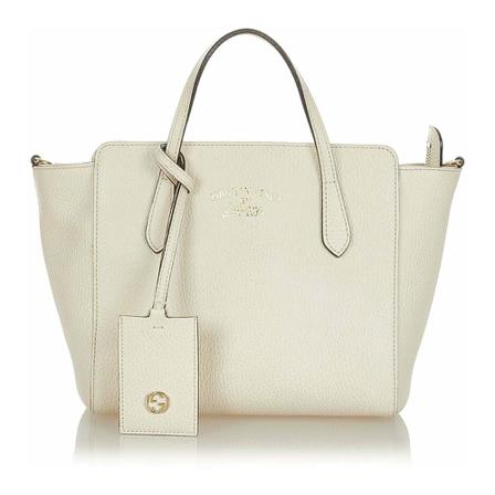 Gucci Vintage Handbags Hvid, Dame Vintage Tasker, Størrelse: ONE Size