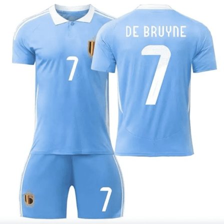 Belgisk fotbollströja, De Bruyne-tröja, Belgiens landslag, De Bruyne, EM-mästerskap, EM-cup 2024, Officiell merchandise, Hig