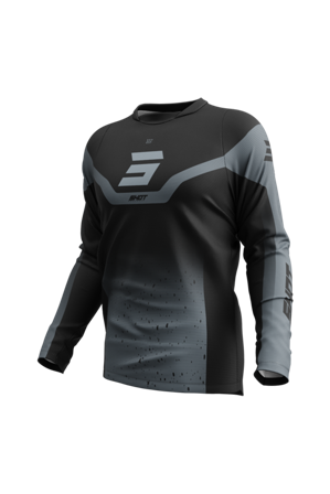 Bluză Motocross Shot Devo Blast negru/gri L