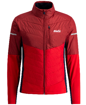Dynamic Hybrid Insulated Jacket M Rhubarb red/Swix red