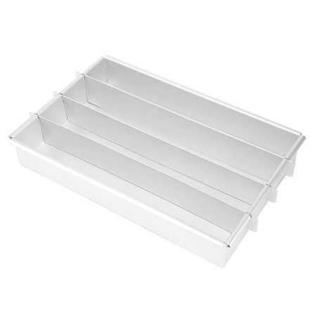 Battenberg Battenberg Kakform, kommersiell vikt anodiserad aluminium, silver A