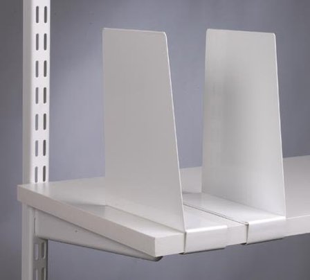 Elfa 464816 Bokstøtte med klips, par, Garderobeinnredning