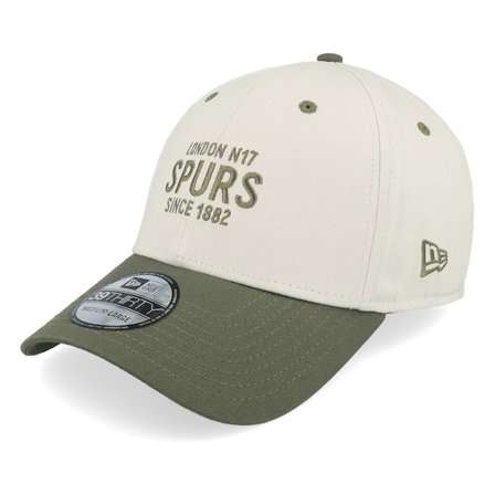 New Era - NBA - Beige - adjustable - Cap - San Antonio Spurs Contrast Visor 39THIRTY Stone/Olive Adjustable - Hatstore