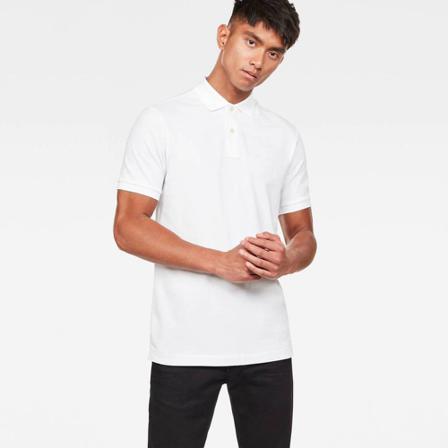 G-star Dunda Slim Polo , Wit , Heren , Maat: S