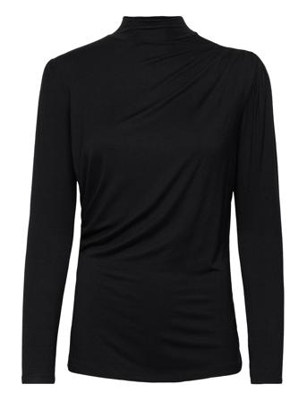 T-Shirts T-shirts & Tops Long-sleeved Svart Esprit Casual
