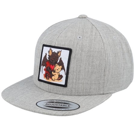 Kinder Kiddo Cap - Grau snapback Cap - Kinder Dragon & Teddy Grey Snapback @ Hatstore