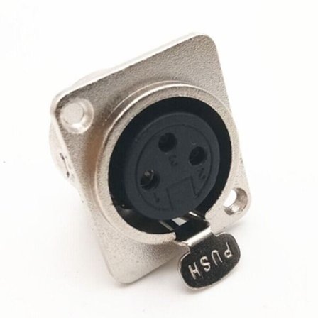 4 stk XLR-kontakt Adapter-kontakt