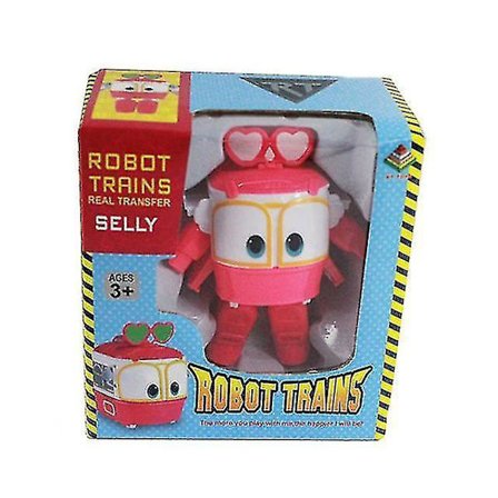 Robottåg Transformation Barn Juguetes 11cm Pvc Rt Modell Kay Alf Duck Figur Robot Bil Familj Ani