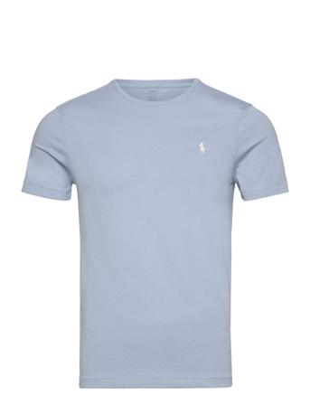 Custom Slim Fit Jersey Crewneck T-Shirt Designers T-shirts Short-sleeved Blue Polo Ralph Lauren