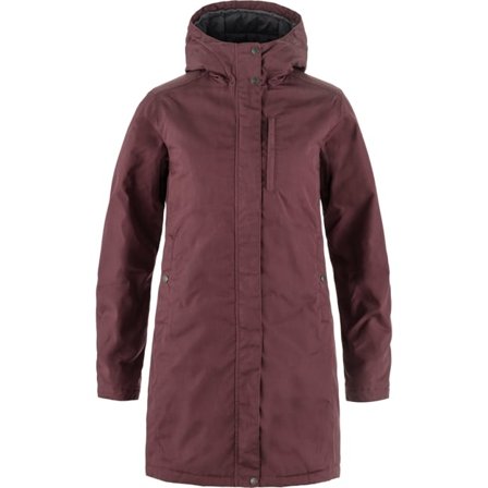 Fjällräven Kiruna Padded Parka L - female - Port - Winter Giletes