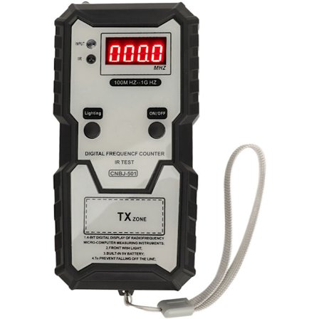 Infrapunataajuusmittari kauko-ohjaimille, 100M HZ - 1G HZ, tarkka digitaalinen näyttö, avaimenperän taajuusmittari