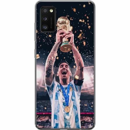 Samsung Galaxy A41 Genomskinligt Skal Messi