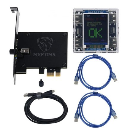 DMA-kort med Kmbox B+ tangentbords- och muskontroller samt pekskärm