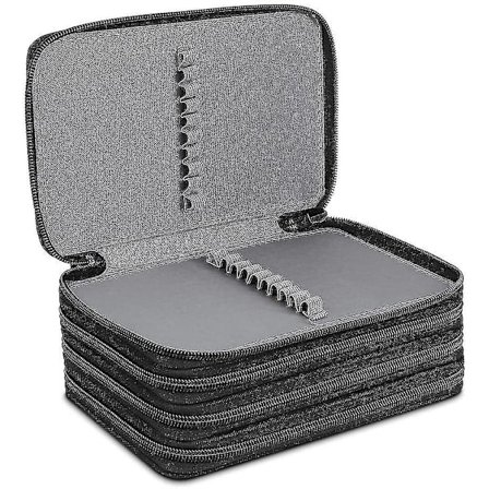 Stor Blyantveske, Blyantveske med 72 Plasser Blyantveske Bærbar Veske