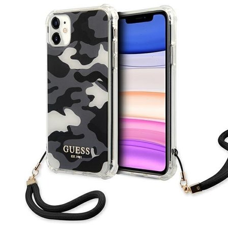 Guess Skal iPhone 11 Camo Collection - Svart