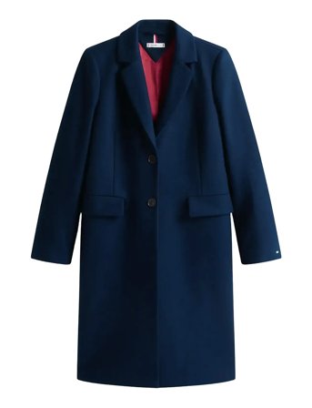 Tommy Hilfiger | Classic Sb Wool Reg Coat | 46