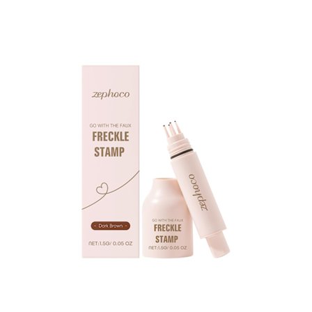 Zephoco Vattentät Lätt Glansig Penna: Smidig och snabbtorkande, skapar enkelt en naturlig fräkningsmakeup-look.