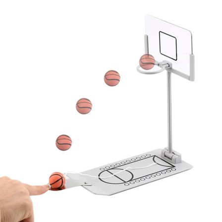 Basketball Hoop Legetøj Miniature Kontor Skrivebord Ornament Dekoration Basketball Hoop Legetøj Brætspil for Basketball Elskere