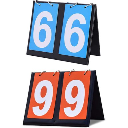 Sports Scoreboard, 2-cifret Scoreboard Bærbar Flip Scoreboard