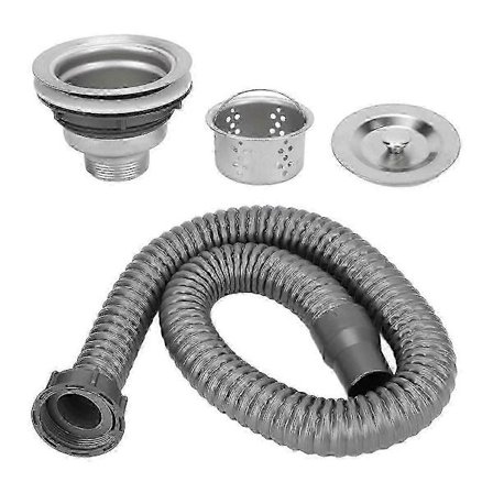 Avloppsplugg Rostfritt Stål Diskbänk Plugg, Hårsalong Schampo Bassäng Avloppsplugg, Diskbänk Plugg med Hårfångare