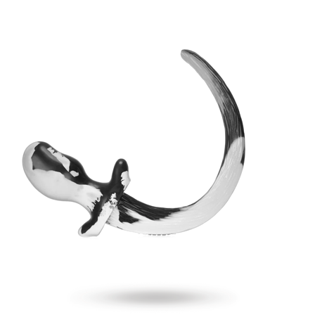 Puppy Tail - Beagle - Black/White - Vuxen.se - Buttplug, stora & små butt plugg