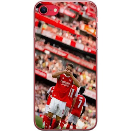 Kompatibelt Mobilskal till Apple Apple iPhone 8 Arsenal fotboll – Martin Ødegaard målgest i röd matchtröja