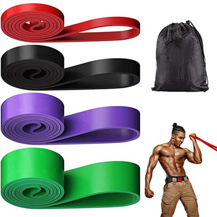 Elastiske treningsbånd (4 stk.) Elastiske treningsbånd for sport