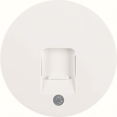 Hager 11702089 Midtbrikke for R.1, R.3 og R.C Hvit, 1 modul, Strømbrytere & vegguttak