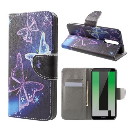 Huawei Mate 10 Lite uniikki nahkakotelo - Kauniit perhoset