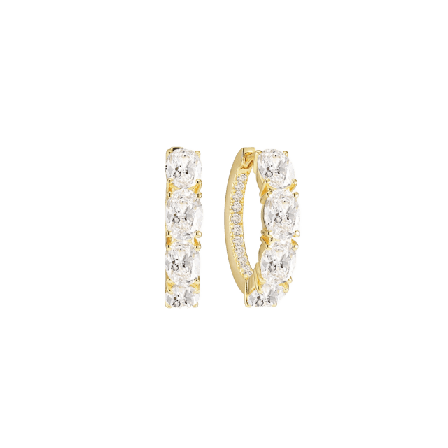 Sif Jakobs Jewellery Earring Ellisse Creolo Örhängen Dam Vit ONESIZE