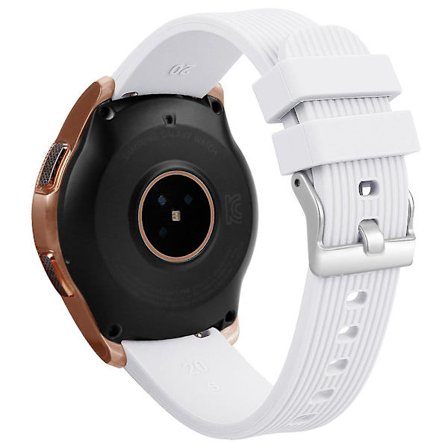 L Storlek 20mm Klockarmband för Samsung Galaxy Watch Active / Watch6 / Watch5 / Watch4 Silikon Armband