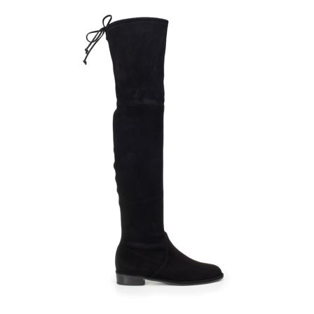 Stuart Weitzman, Over-knee Boots Zwart, Dames, Maat:36 EU