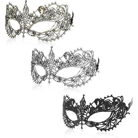 3 stk. Voksen Maskerade Maske Mystisk Sjov Blonde Masker til Par Kvinder Mand Blonde Hovedbeklædning Udklædning til Kostumer