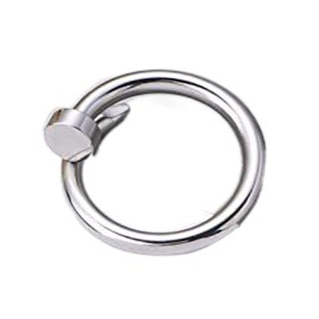 Twist Nail Ring Love Friendship Ring SILVER 6