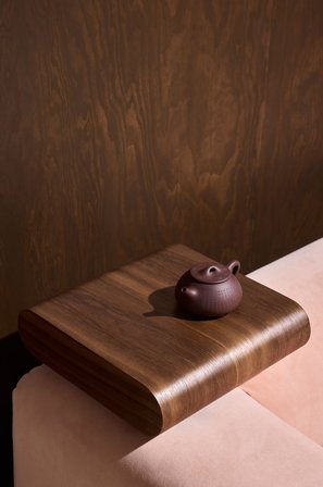 Pastill - Jeju salongbord/nattbord 45x45x12 cm - Brun - Avlastningsbord & sidebord - Fra Homeroom