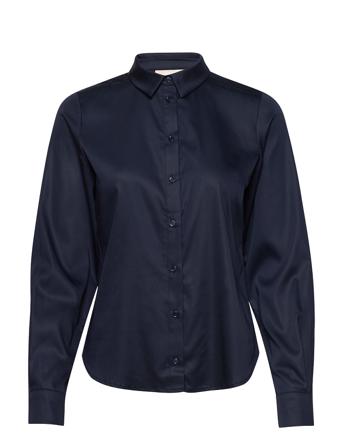 Binakb Fitted Shirt Blue Karen By Simonsen
