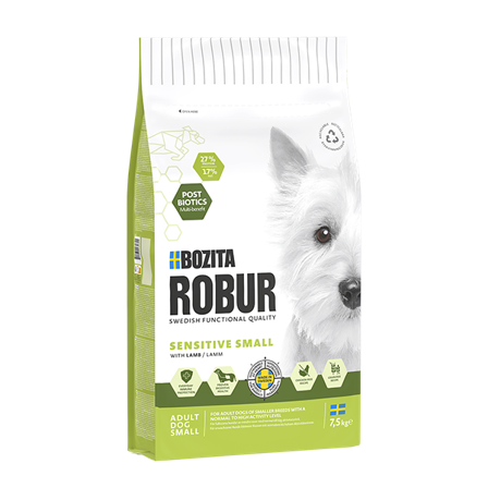 Bozita Robur - Adult Small Breed Sensitive 7,5 kg - Hund - Hundefôr & hundemat - Tørrfôr for hund - ZOO.no