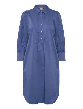 Cutoyam Antoinett Rib Dress Blue Culture