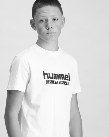 Hummel hmlJR BASE T-SHIRT S/S Weiß T-Shirts Jungen - Kids Brand Store
