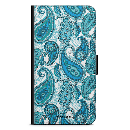 Bjornberry Fodral Samsung Galaxy S7 - Blå Paisley