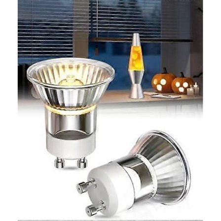 28W GU10 Lavalamp pære, Mini MR11 GU10 Halogen Reflektor Pære 200LM Varm Hvid 2700K GU10 Spotlight Strålevinkel 24° Dæmpbar Halogen [DB]