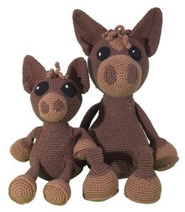 Beskrivning Virkad häst/föl