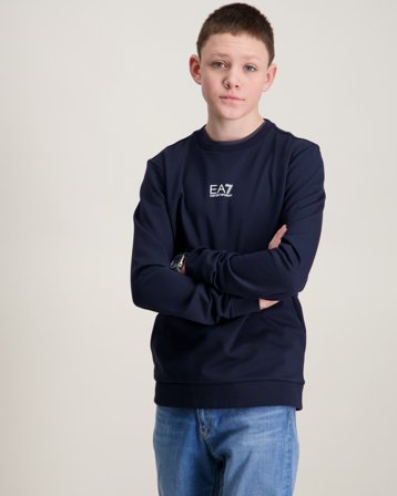 EA7 Emporio Armani SWEATSHIRT Blå Tröjor Kille - Kids Brand Store